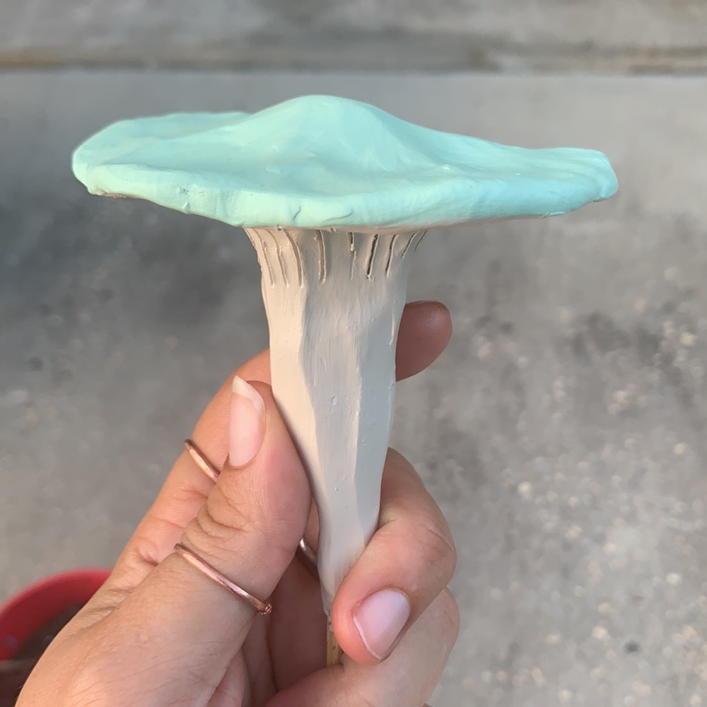 ππ Handmade Mushroom Garden Stakes Custom Order of 5 - Picture 7 of 13